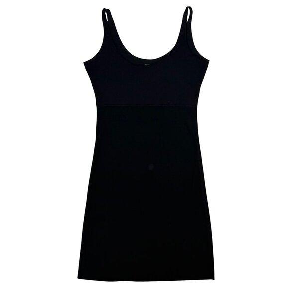 Spanx By Sara Blakely Black Scoop Neck Body Shaper Shaping Slip Dress Shape Wear - Picture 2 of 12